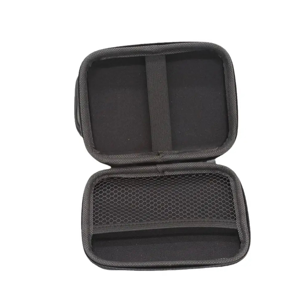 EVA Storage Bag for R35S RG35XX BAG Game Console Protective Black Case Carbon Fiber Texture Travel Bag