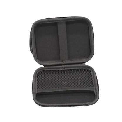 EVA Storage Bag for R35S RG35XX BAG Game Console Protective Black Case Carbon Fiber Texture Travel Bag