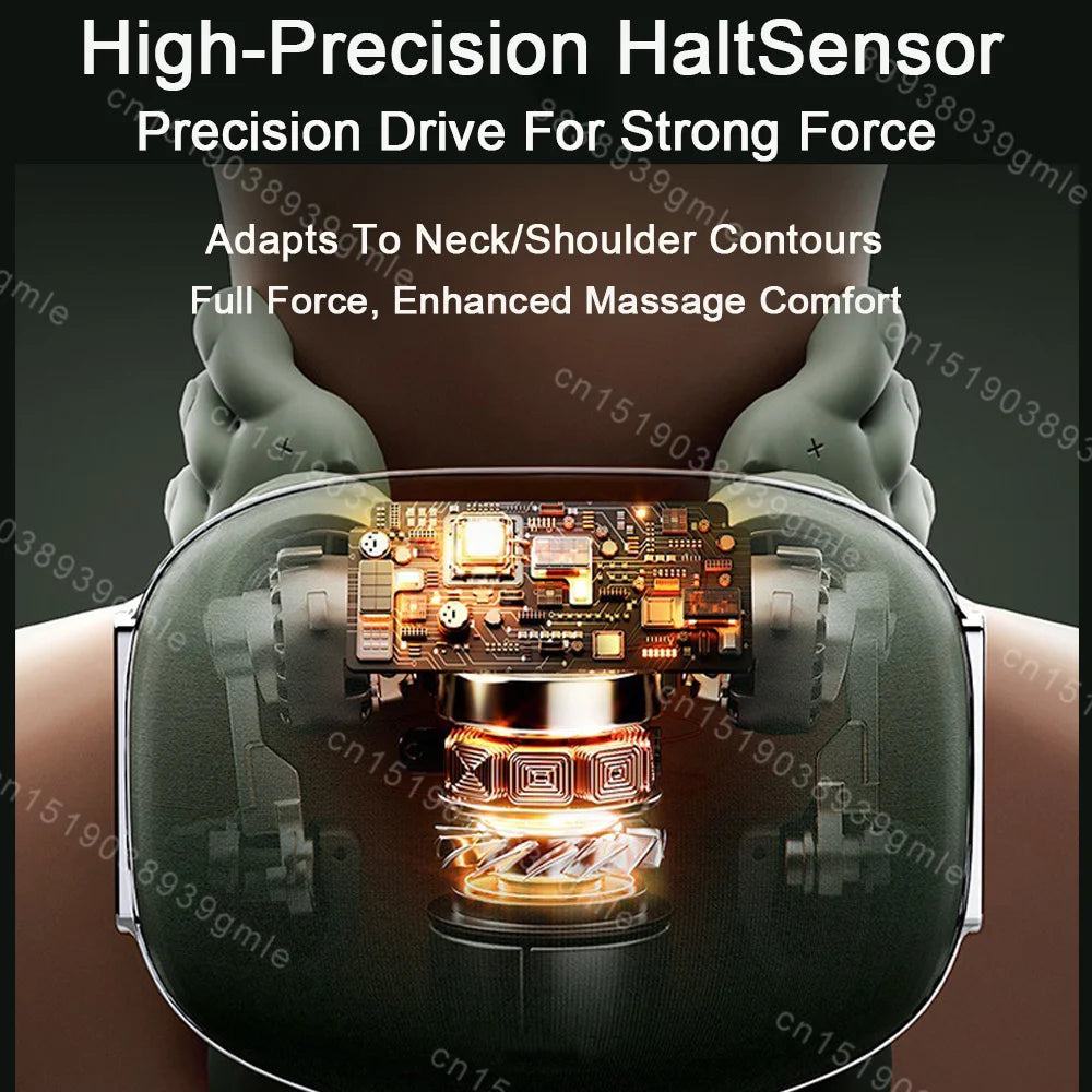 Bionic Neck Shoulder Massager Finger Pressure Heated Back Massagers Electric Kneading Muscles Massage Pillow Neck Waist Leg Body