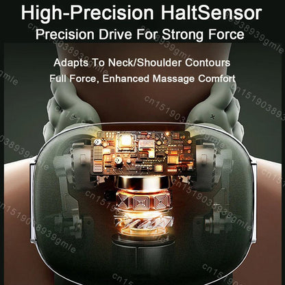 Bionic Neck Shoulder Massager Finger Pressure Heated Back Massagers Electric Kneading Muscles Massage Pillow Neck Waist Leg Body