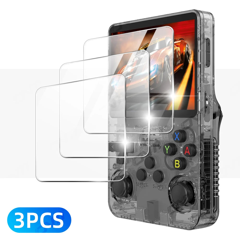 Screen Protector for R36S Game Console Tempered Glass Protection for R36S R35S RGB20S Anti-Scratch Glass Film Accessories