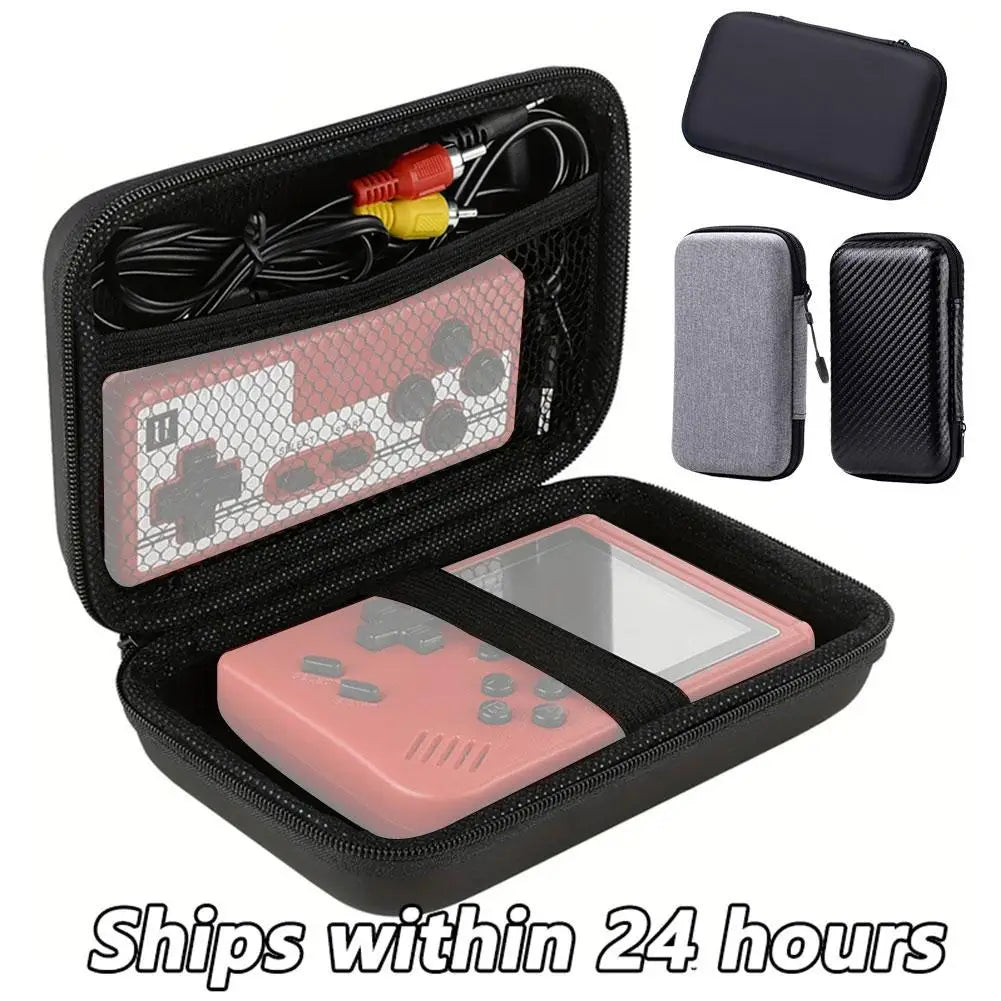 3.5Inch Handheld Game Console Case for Miyoo Mini plus R35S RG35XX RG35XX plus XU10 Protective Travel Retro Mini Playe C2H8