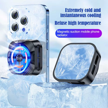 Semiconductor Mobile Phone Radiator Fan Cooler for Phone Cooling Fan Processor Cooler Phone Fan Cooler Gamer Cell Phone
