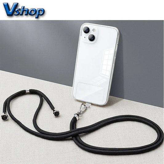 NEW Universal Adjustable Phone Lanyard Strap Mobile Phone Hanging Rope Neck Straps Anti-Lost Lanyards Cell Phone Accessories