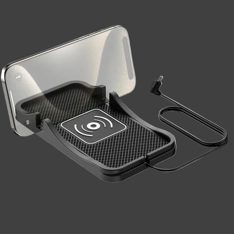 Wireless Car Charger Wireless Phone Charger Mat for Auto Cordless Phone Charger Non-Slip Cell Phone Charger Pad for Car Home