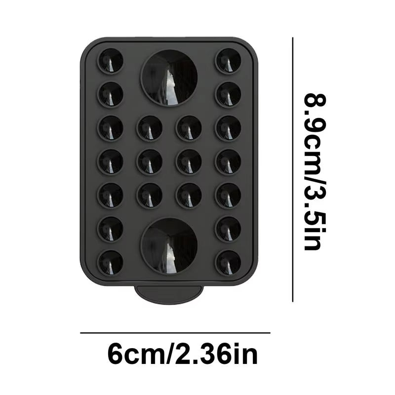 Suction Phone Case Suction Phone Mount Magnetic Suction Cup Phone Case Removable Anti-Slip Silicone Phone Grip for Videos