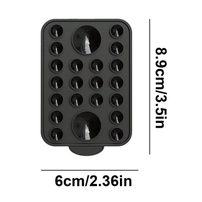 Suction Phone Case Suction Phone Mount Magnetic Suction Cup Phone Case Removable Anti-Slip Silicone Phone Grip for Videos