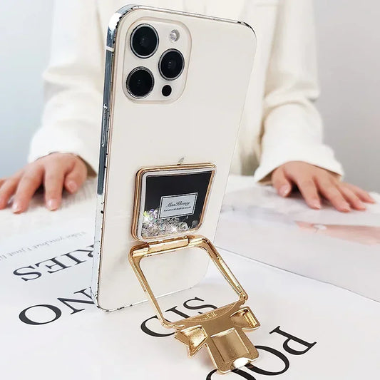 Rhinestone Perfume Mobile Phone Stand Desktop Bracket Magsafe Cellphone Grip Phone Accessories Phone Stand Holder Adhesive Style