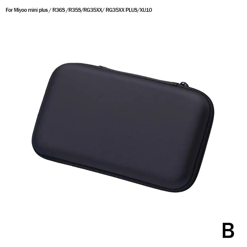 3.5Inch Handheld Game Console Case for Miyoo Mini plus R35S RG35XX RG35XX plus XU10 Protective Travel Retro Mini Playe C2H8